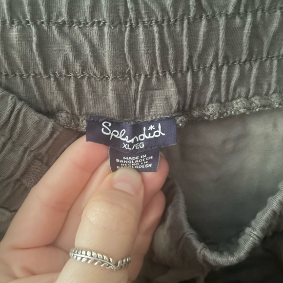 Splendid jogger Camo pants women’s XLARGE side pockets draw string - Picture 2 of 6